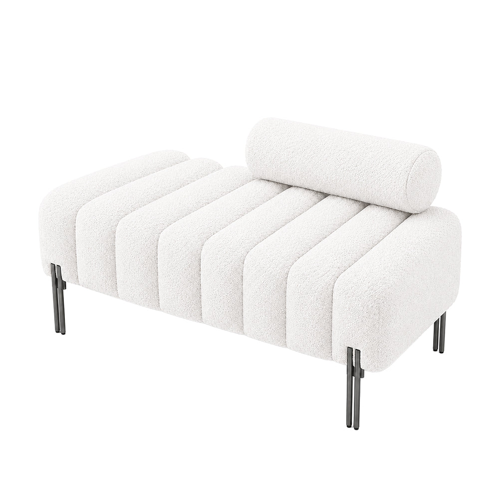 Doe Buck crest bench With Black legs|White