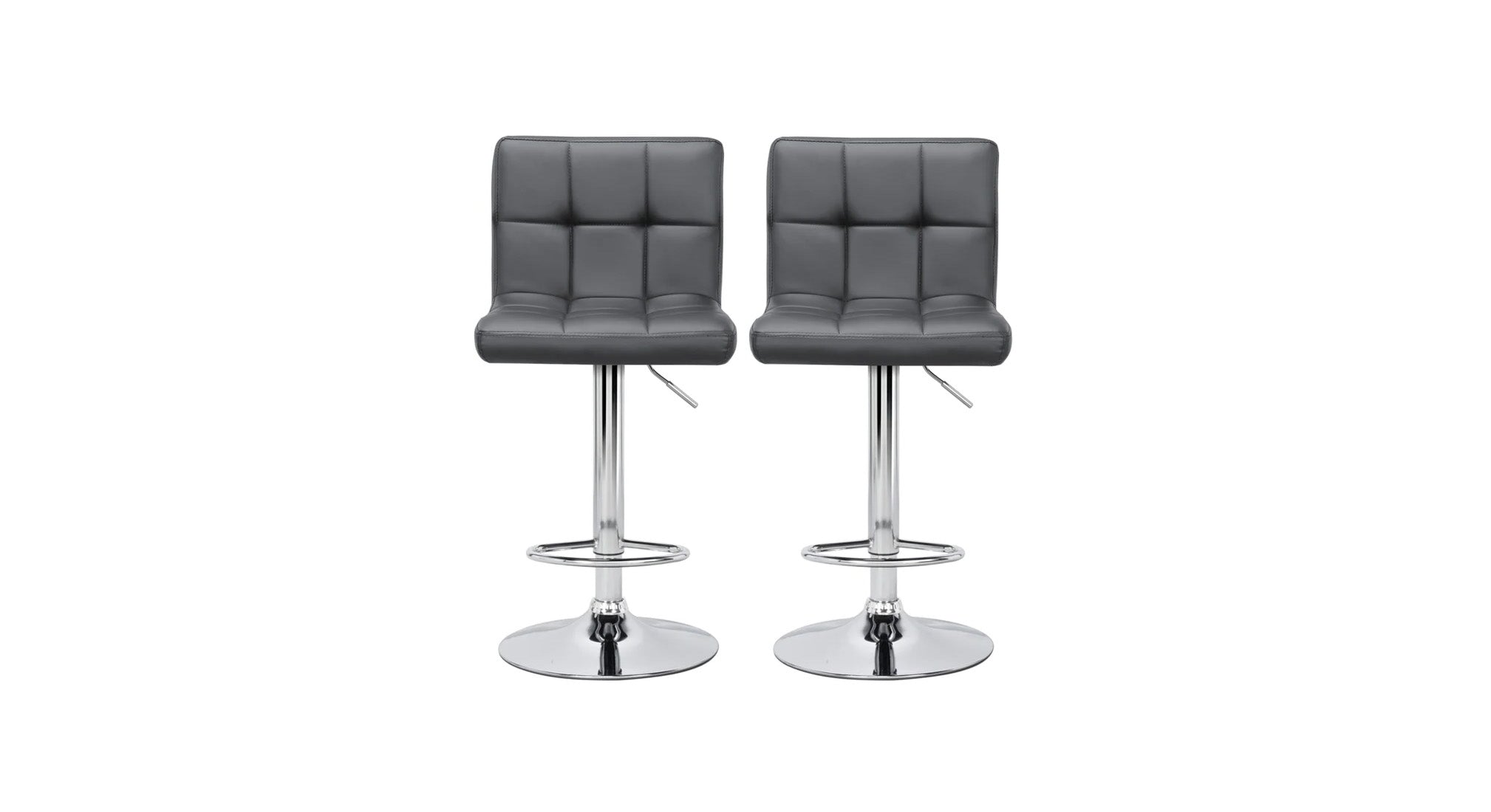 Gerrilyn Swiel Adjustable Bar Stool - Grey