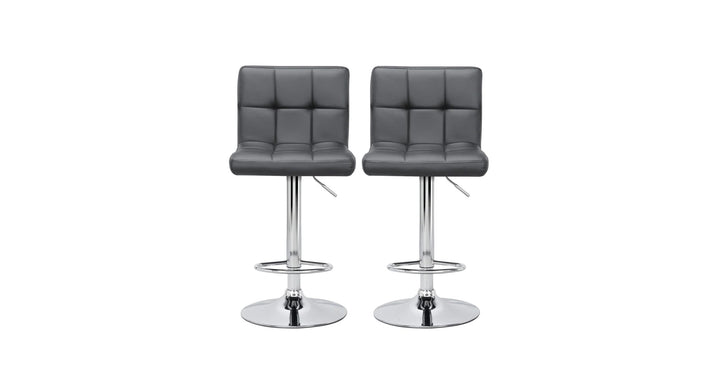 Gerrilyn Swiel Adjustable Bar Stool - Grey