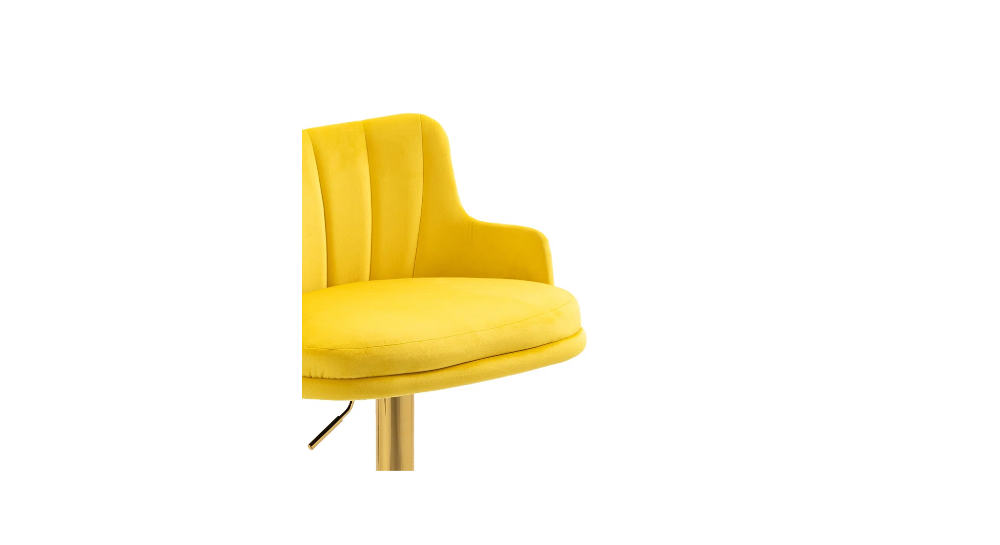 Oliver Bar Stool - Mustard