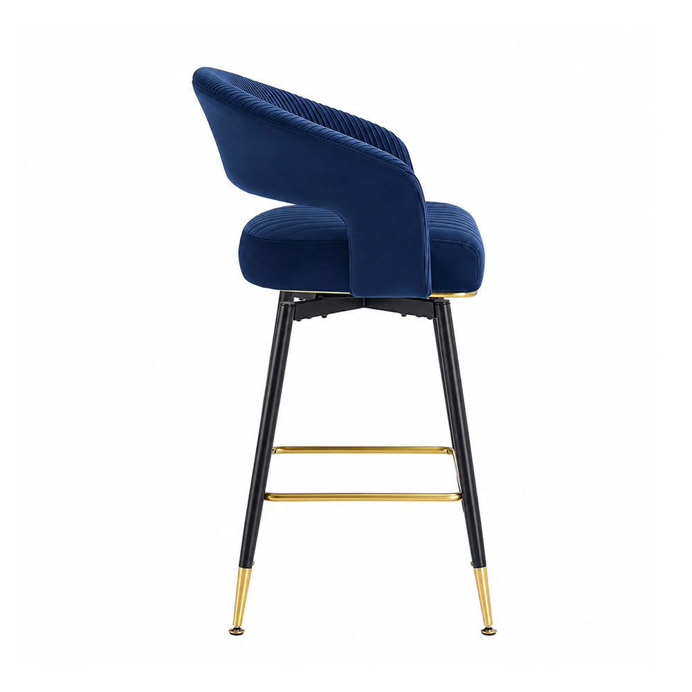 Doe Buck Mixoy Barstool|Blue