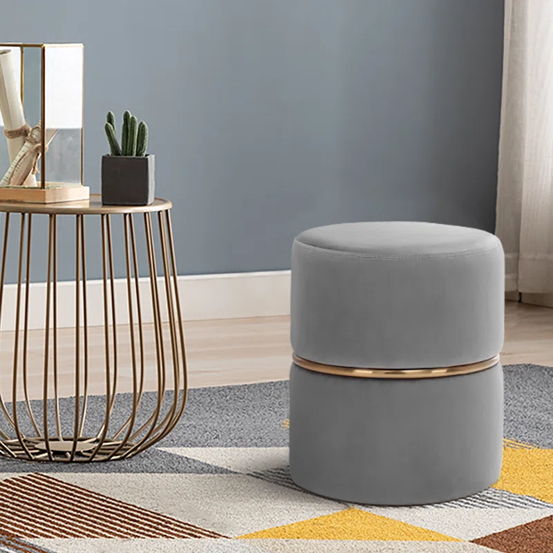 Gracy Ottoman In Grey