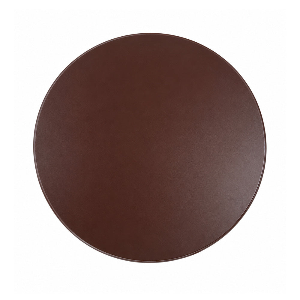 Modern Metal Round Pedestal Side Table