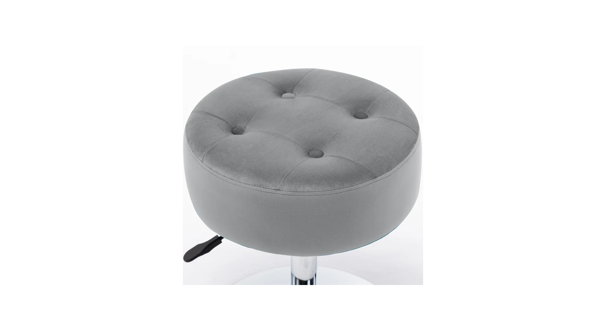 Deria Vanity Stool - Grey