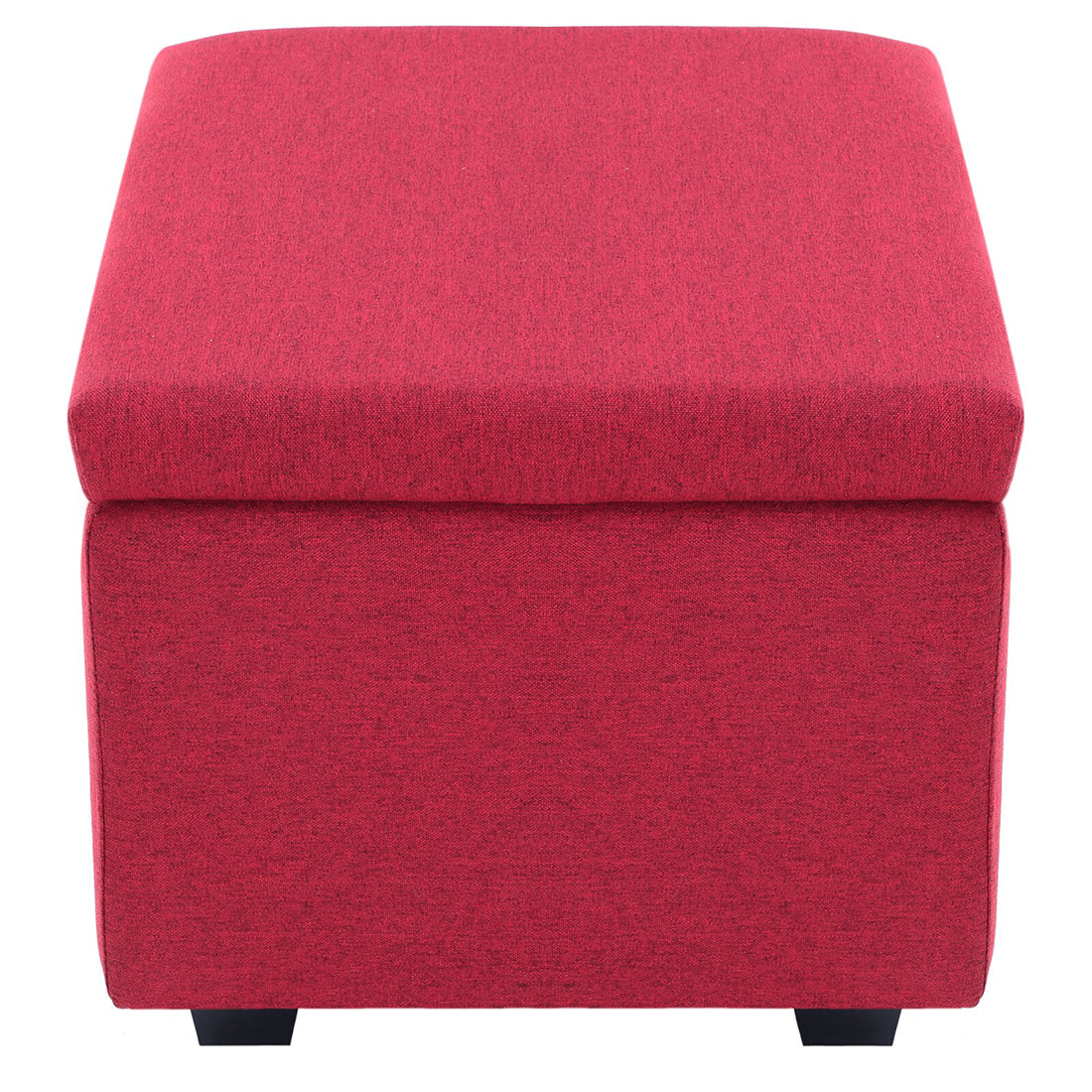 Square Stoage Ottoman With Storage Pink
