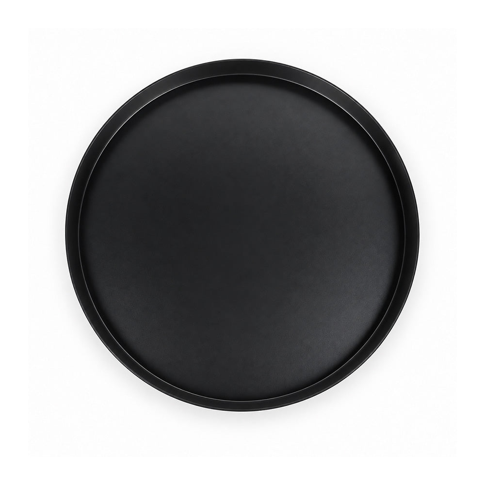 Modern Metal 2-Tier Round Side Table