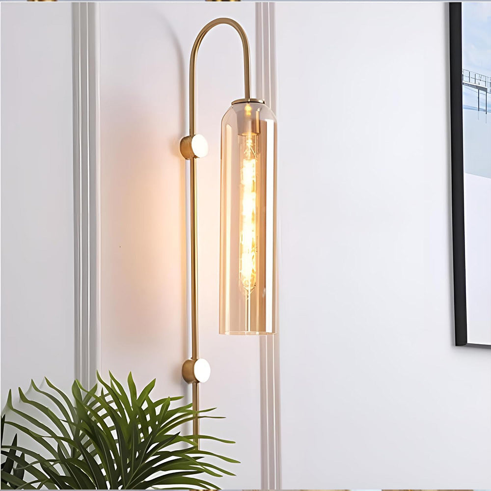 Modern Industrial Vertical Tube Wall Sconce