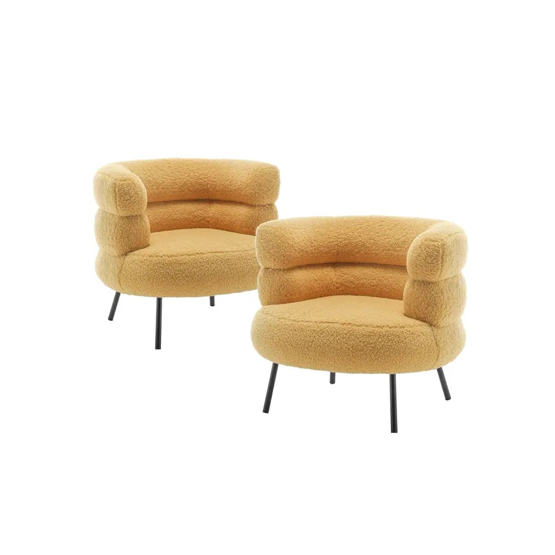 Clive Accent Chair - Mustard