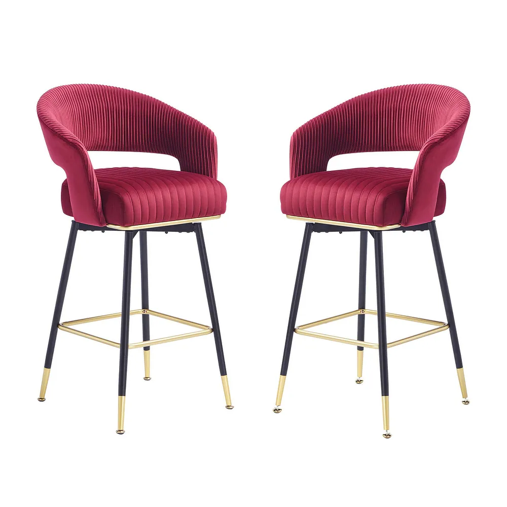 Mixoy Bar Stool - Burgundy