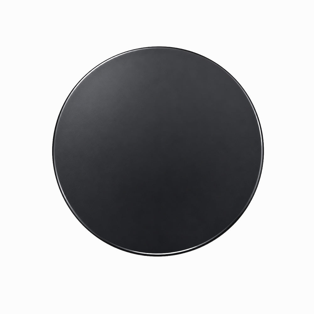 Modern Sculptural Side Table with Round Top