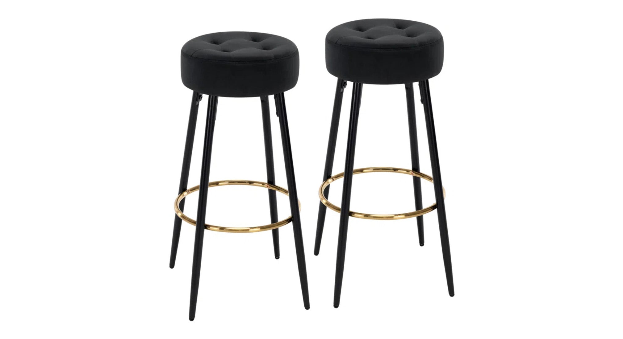 Ceazar Counter Stool - Black