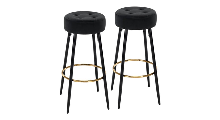 Ceazar Counter Stool - Black