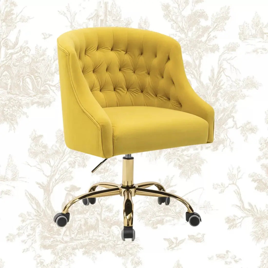 Clemence Modern Task Chair – Yellow