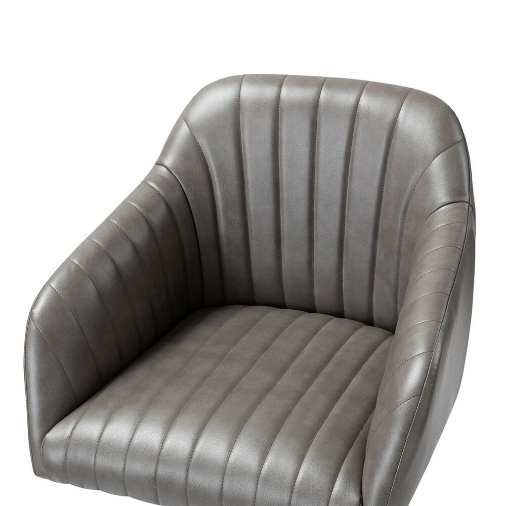 Colm Task Chair Grey | Compact Office Chair Grey