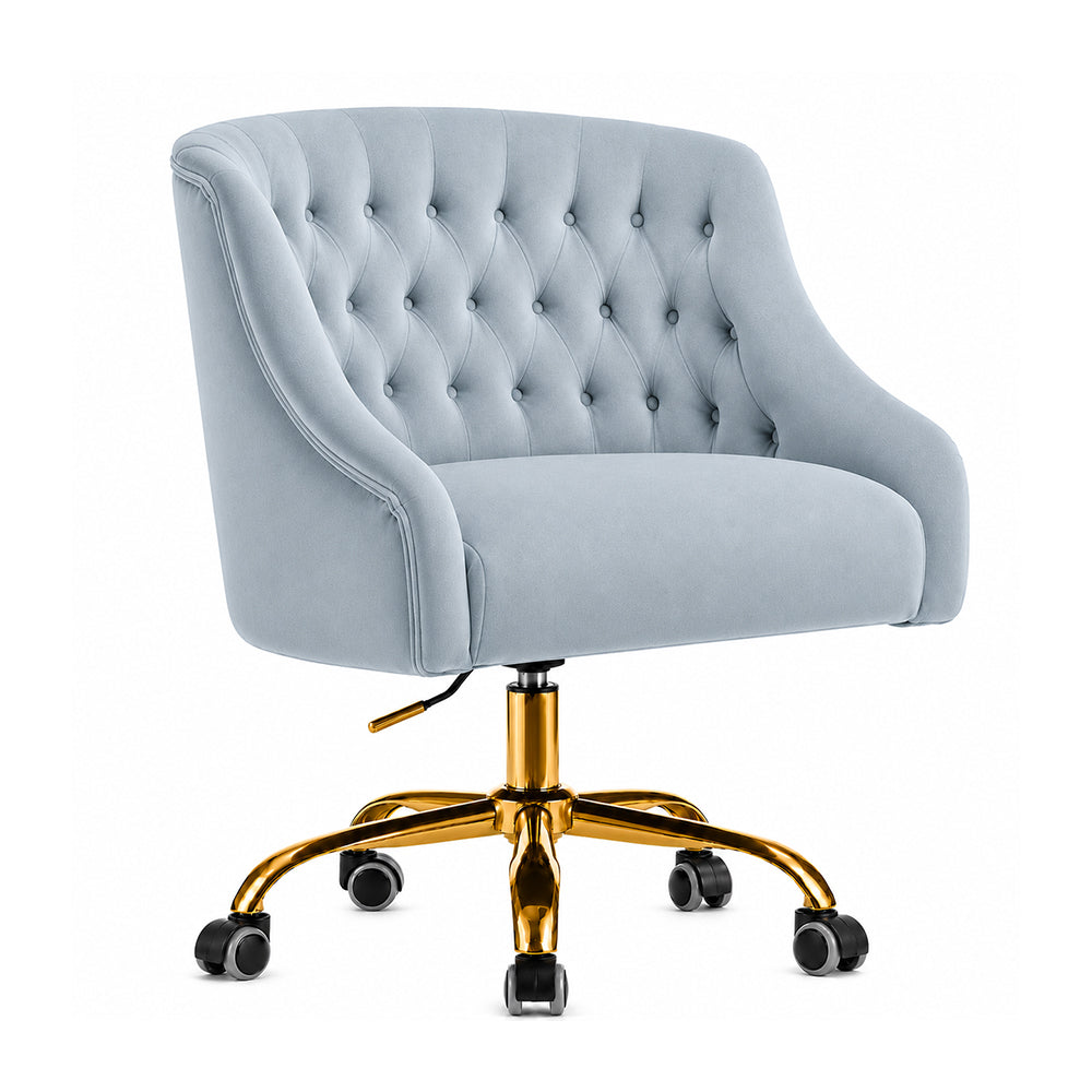 Clemence Office Chair |Sky Blue