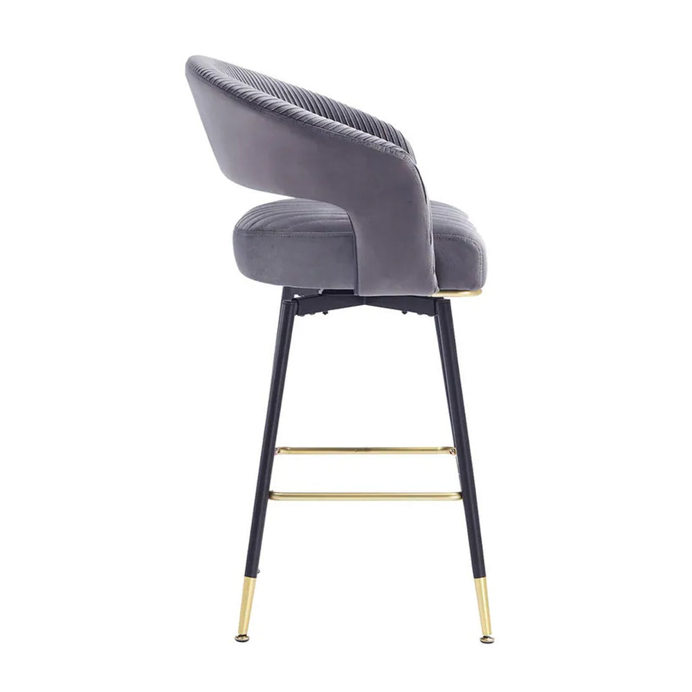 Doe Buck Mixoy Barstool|Grey