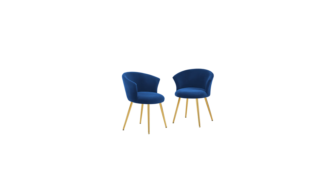 Marwood Accent Chair Blue | Modern Wooden Accent Chair Navy Blue