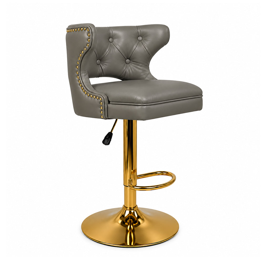 Doe Buck Verona Barstool|Grey