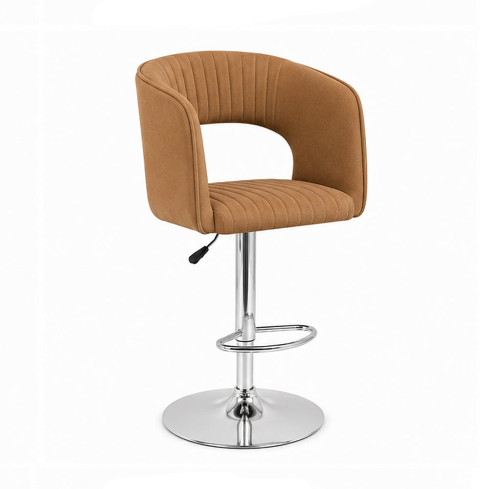 Doe Buck Dee Swiel Bar Stool|Brown