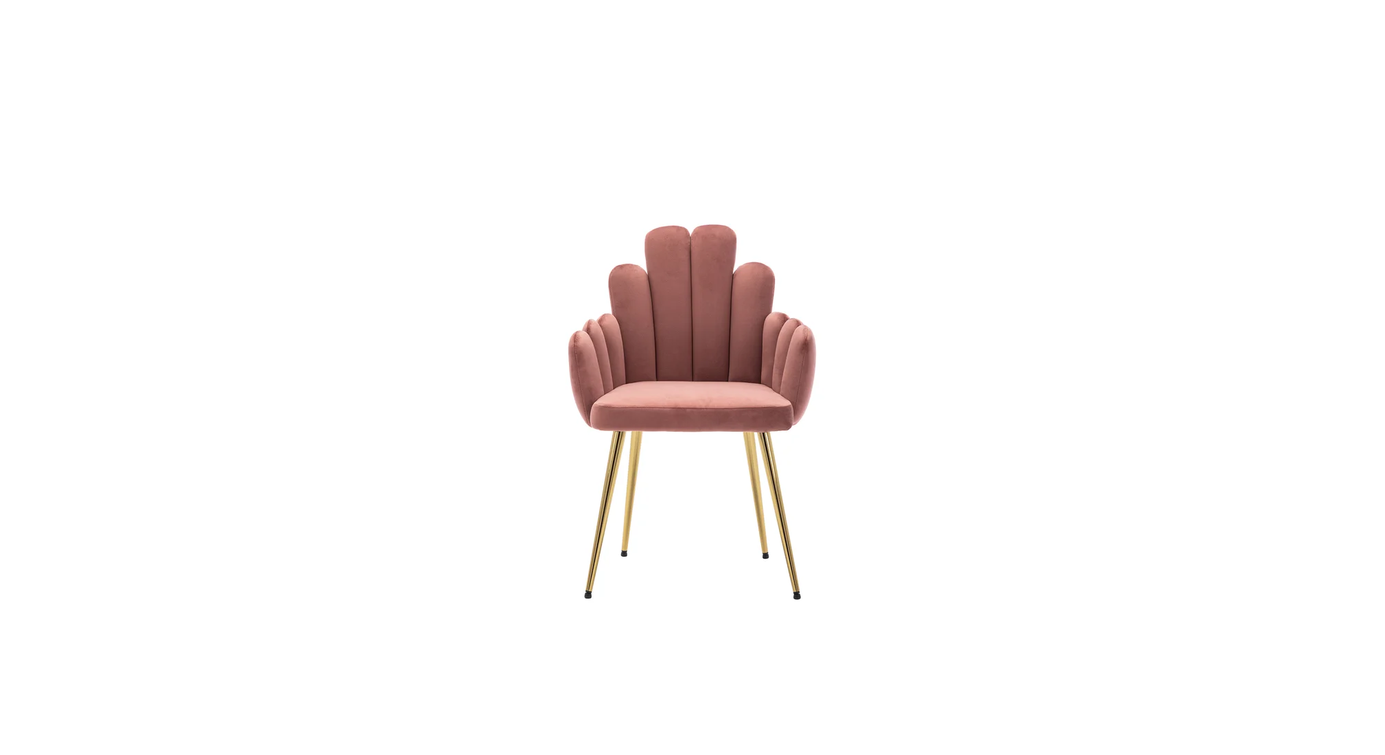 Trent Accent Chair Pink | Modern Fabric Accent Chair Blush Pink