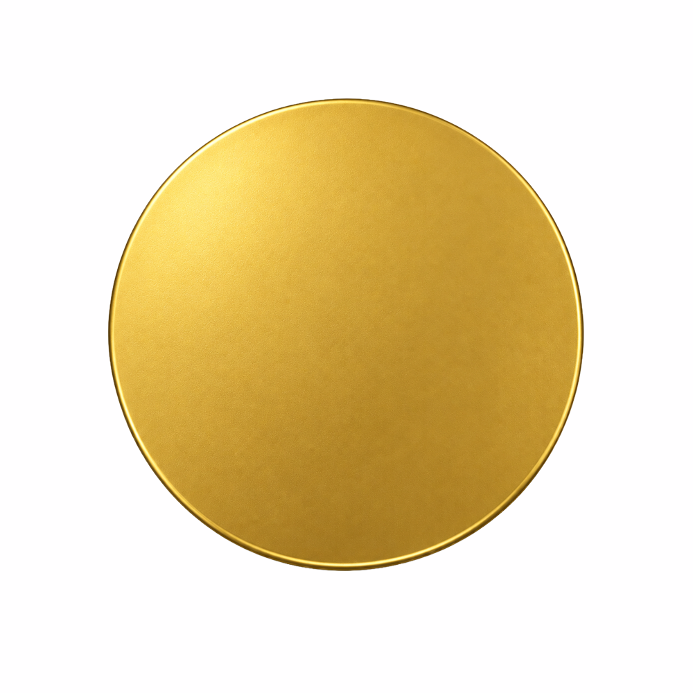 Modern Sculptural Side Table with Round Top