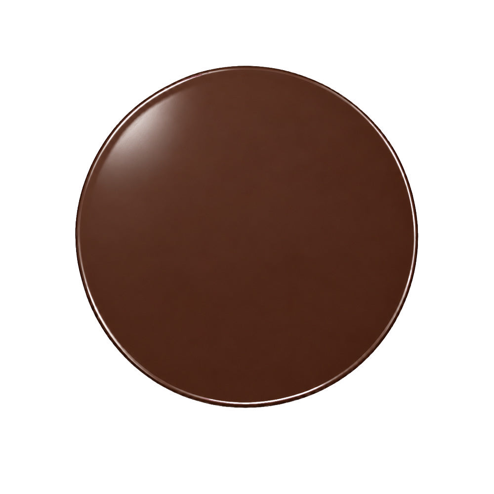 Modern Sculptural Side Table with Round Top