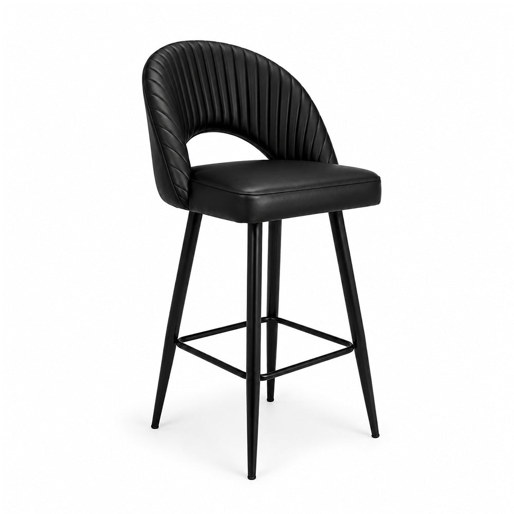 Doe Buck Elmore Bar Stool|Black