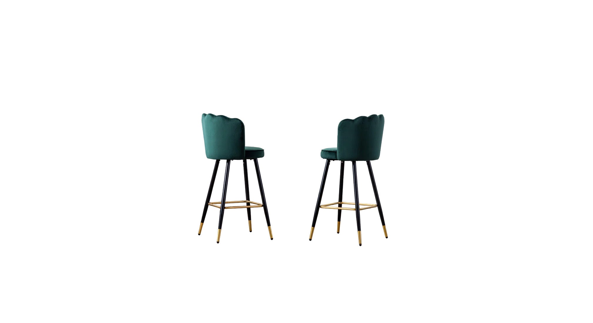 Flower Counter Stool - Green