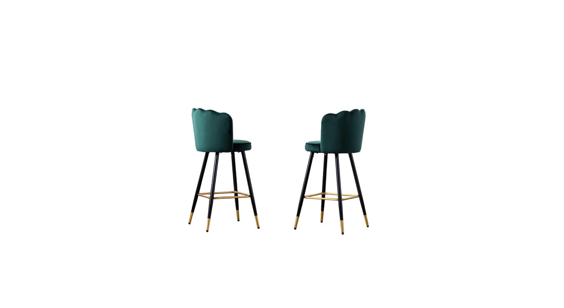 Flower Counter Stool - Green
