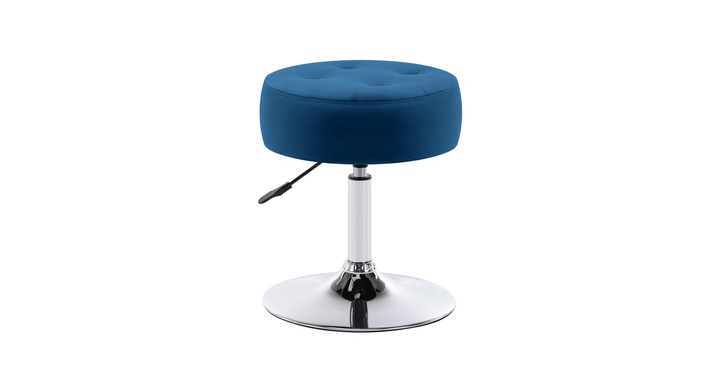 Deria Vanity Stool - Blue
