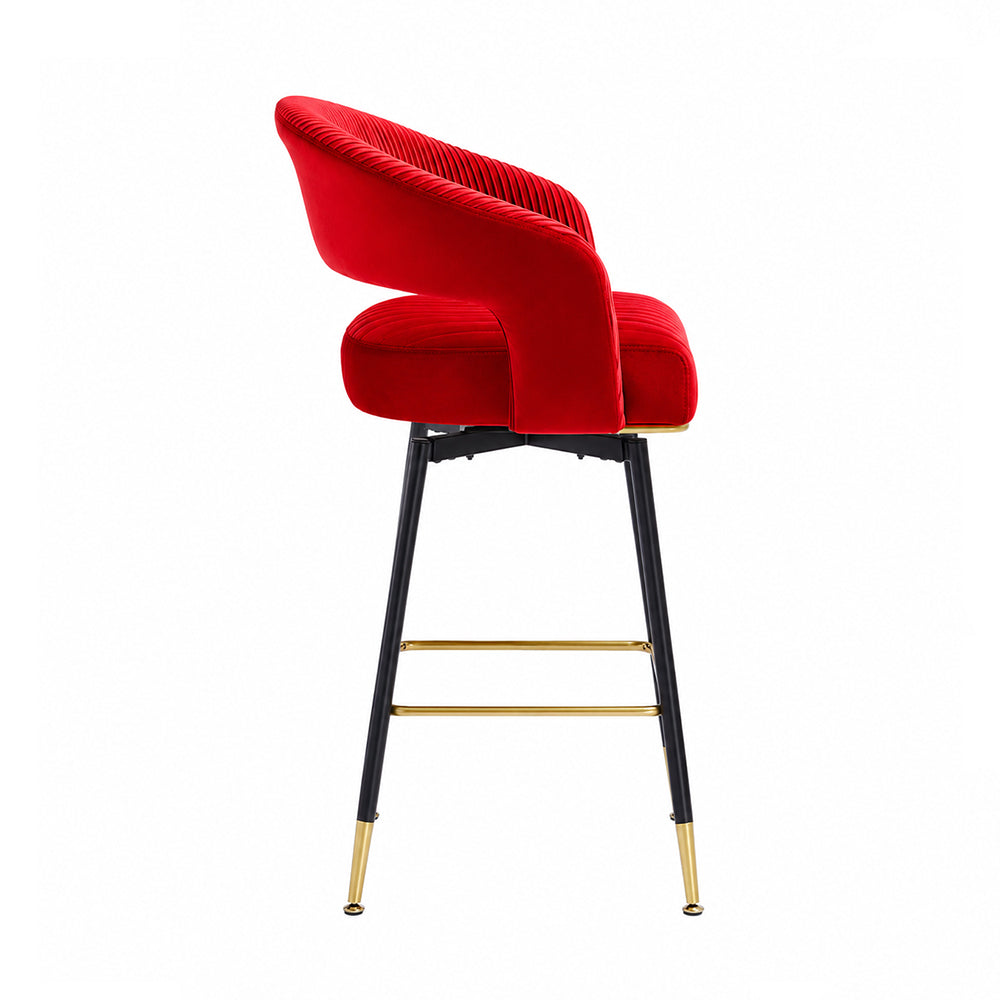Doe Buck Mixoy Barstool|Red