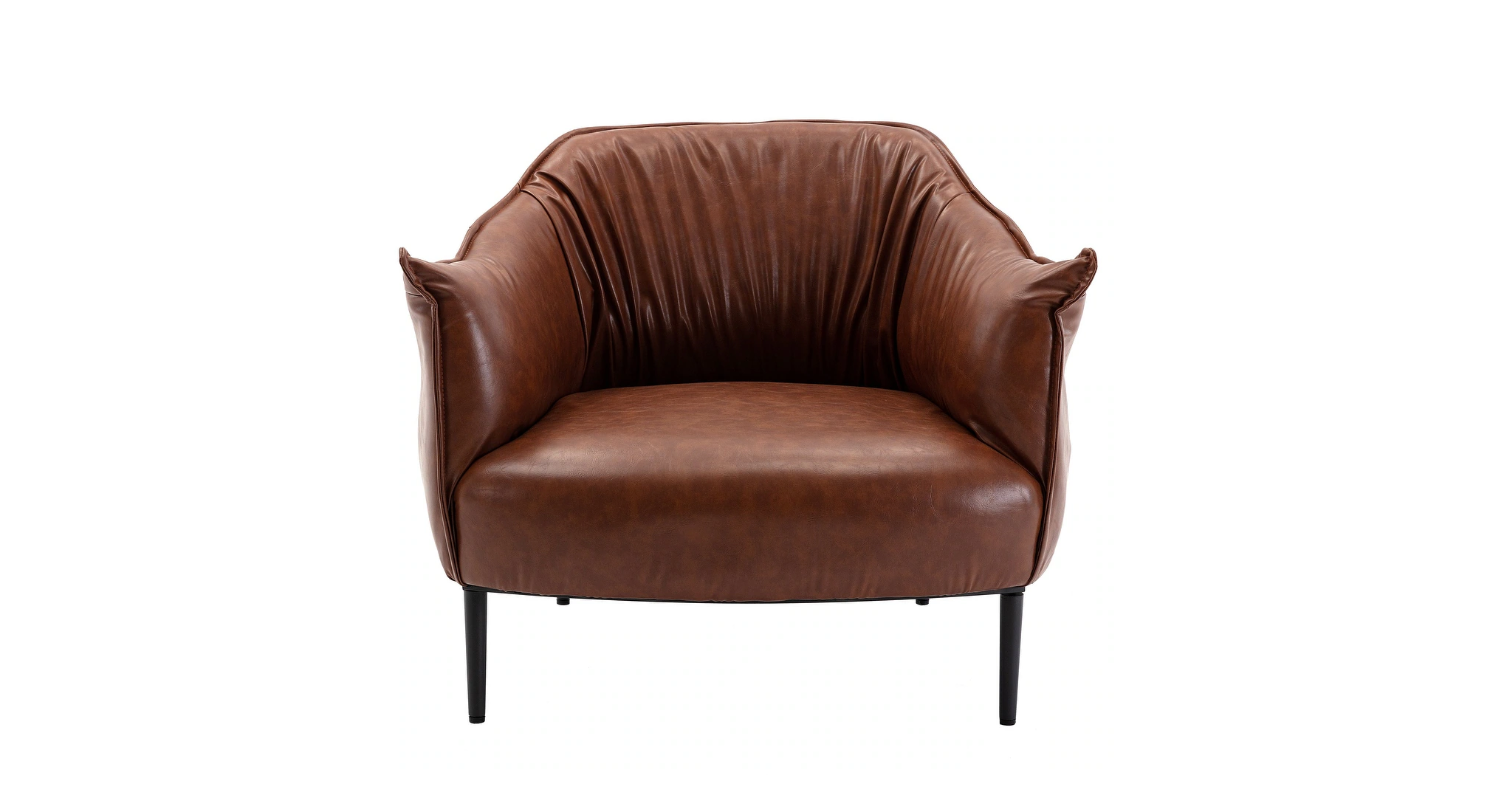 Almeda Accent Chair Tan | Modern Lounge Chair Tan Brown