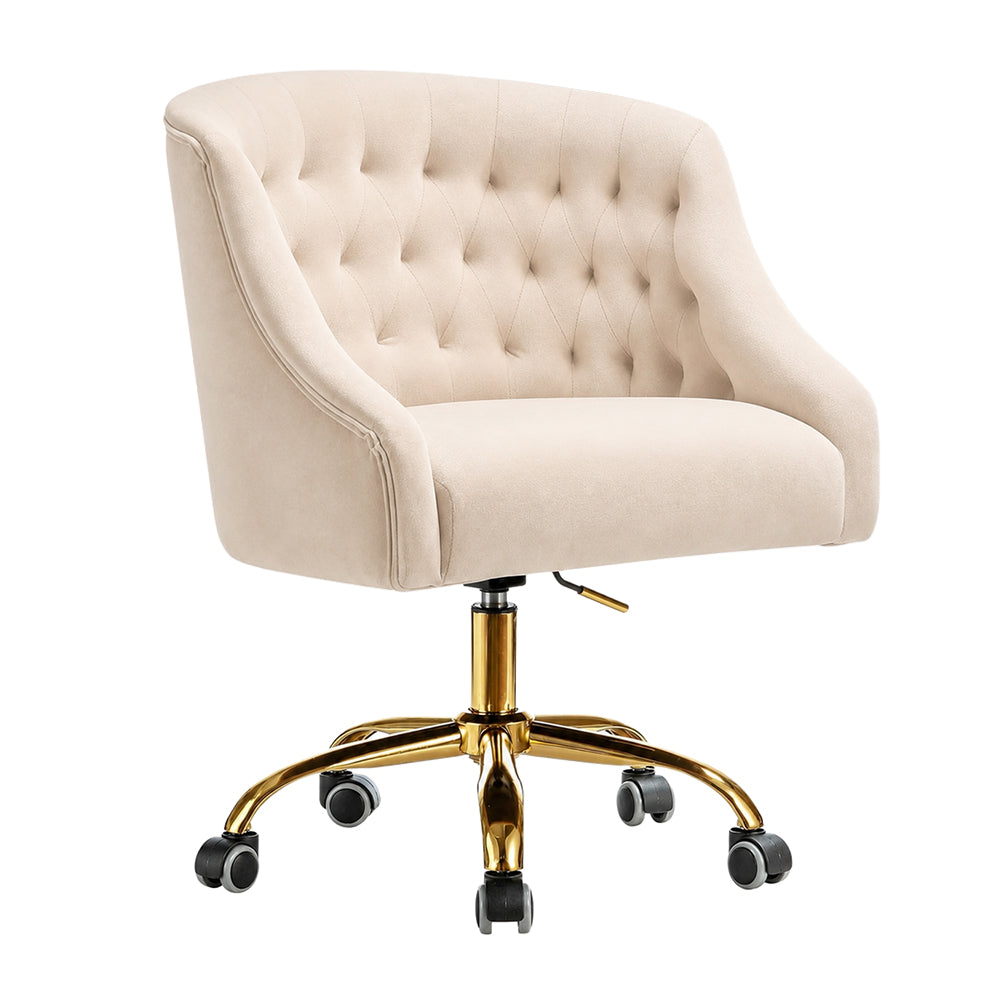 Clemence Office Chair |Beige