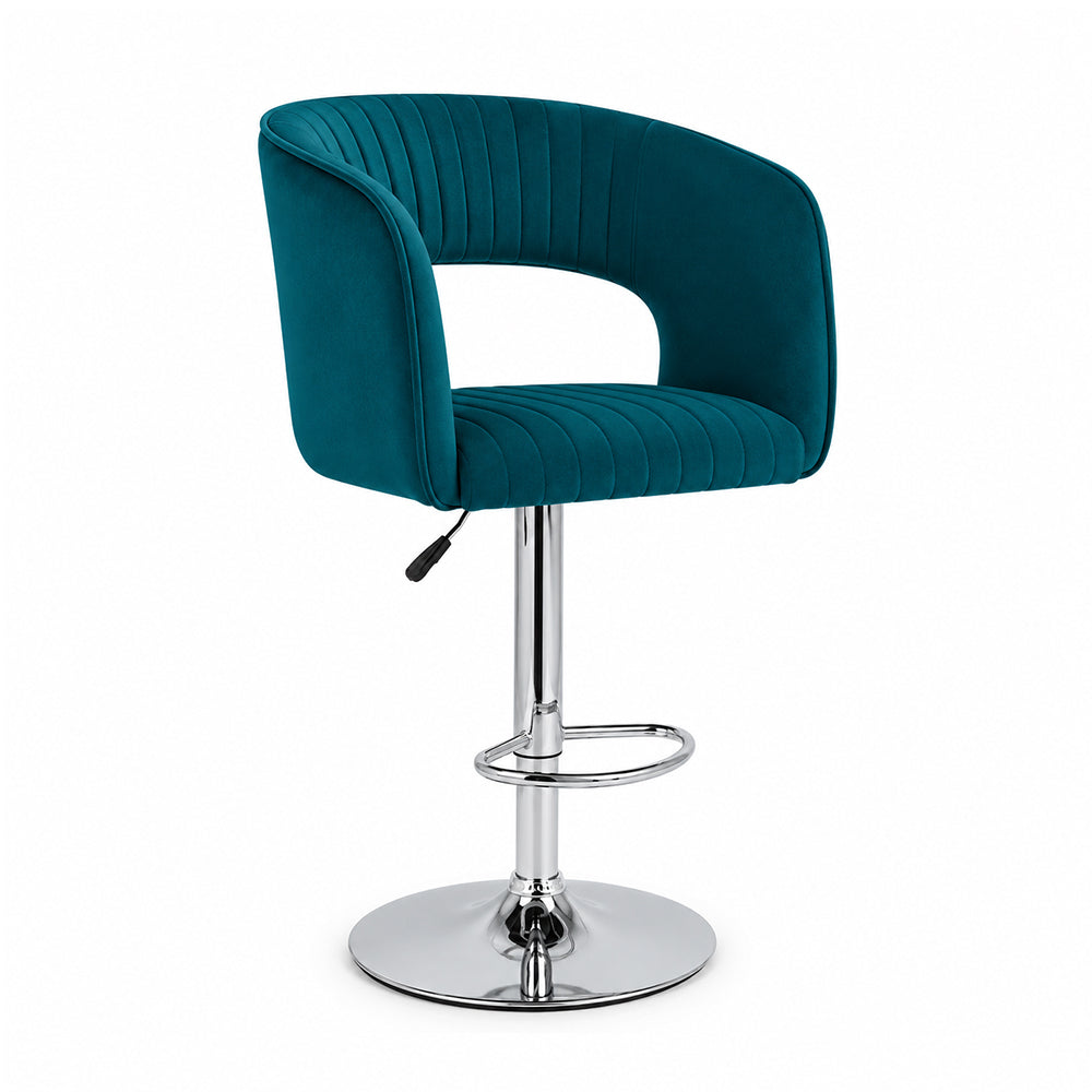 Doe Buck Dee Swiel Bar Stool|Teal