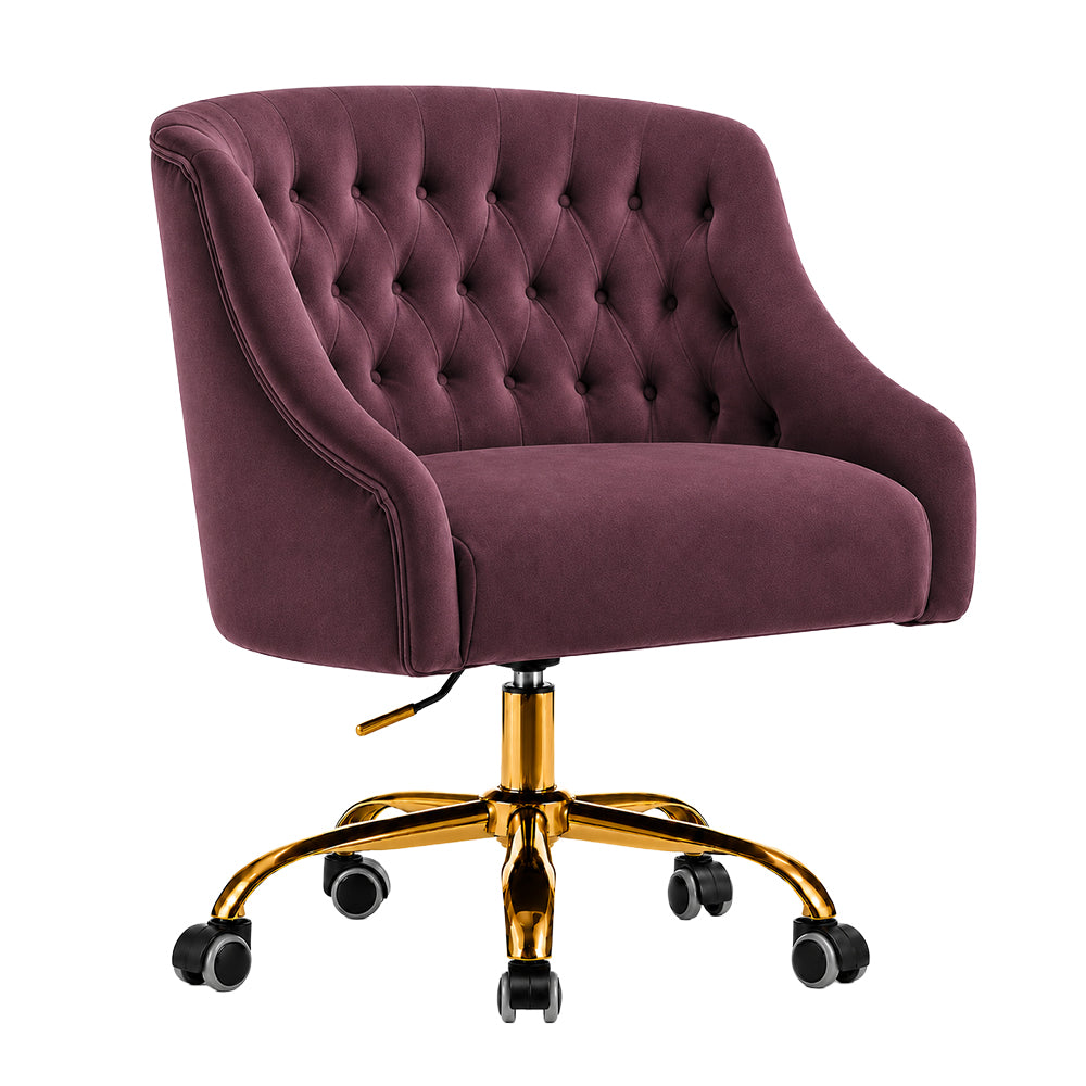 Clemence Office Chair |Purple