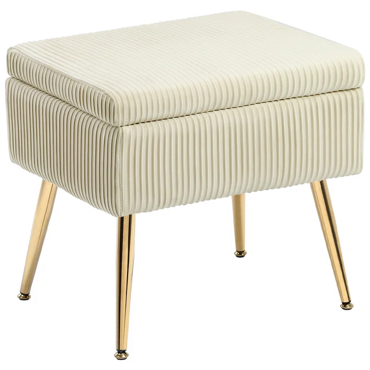 Zim Ottoman In Beige
