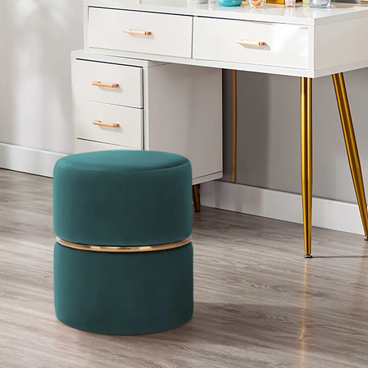 Gracy Ottoman In Teal