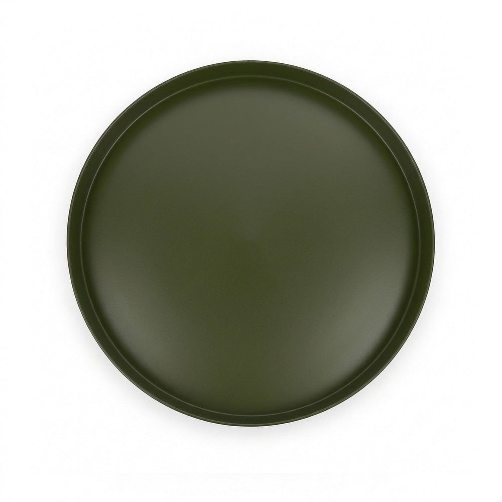 Modern Metal 2-Tier Round Side Table