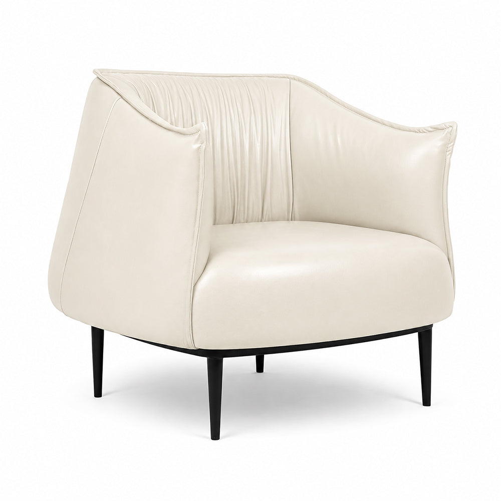 Almeda Lounge Chair| Off-White