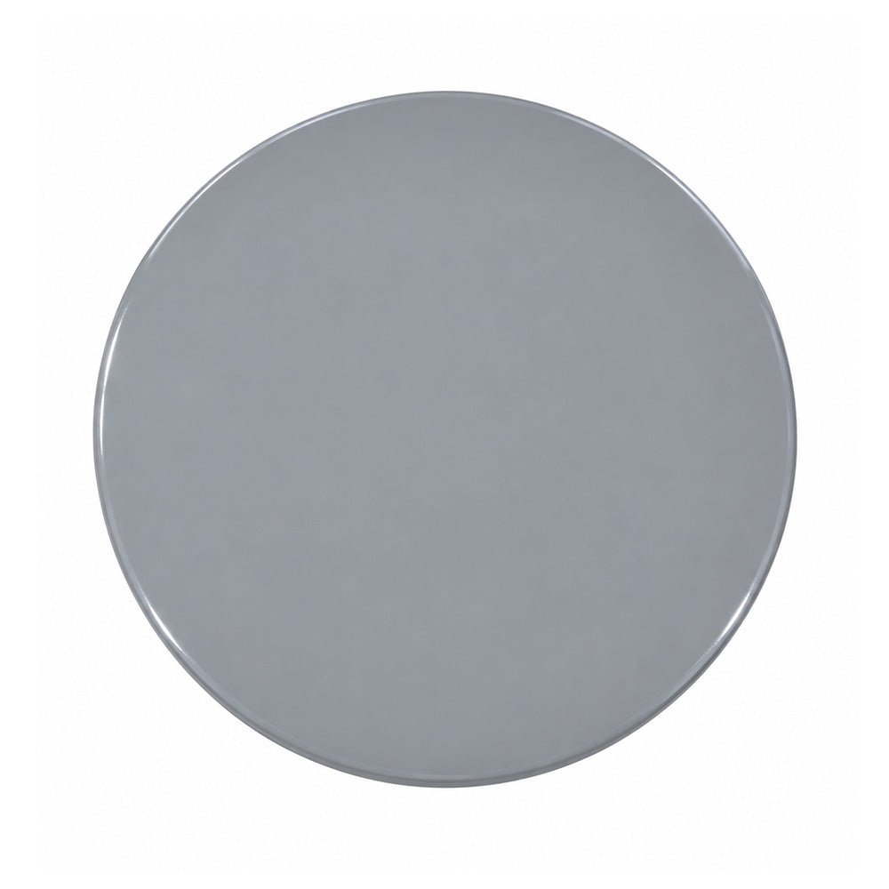 Modern Metal Round Pedestal Side Table