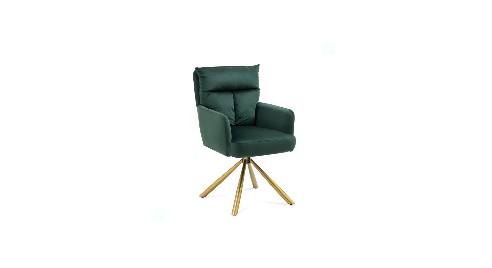 Gerlec Swivel Chair Green | Modern Swivel Lounge Chair Moss Green