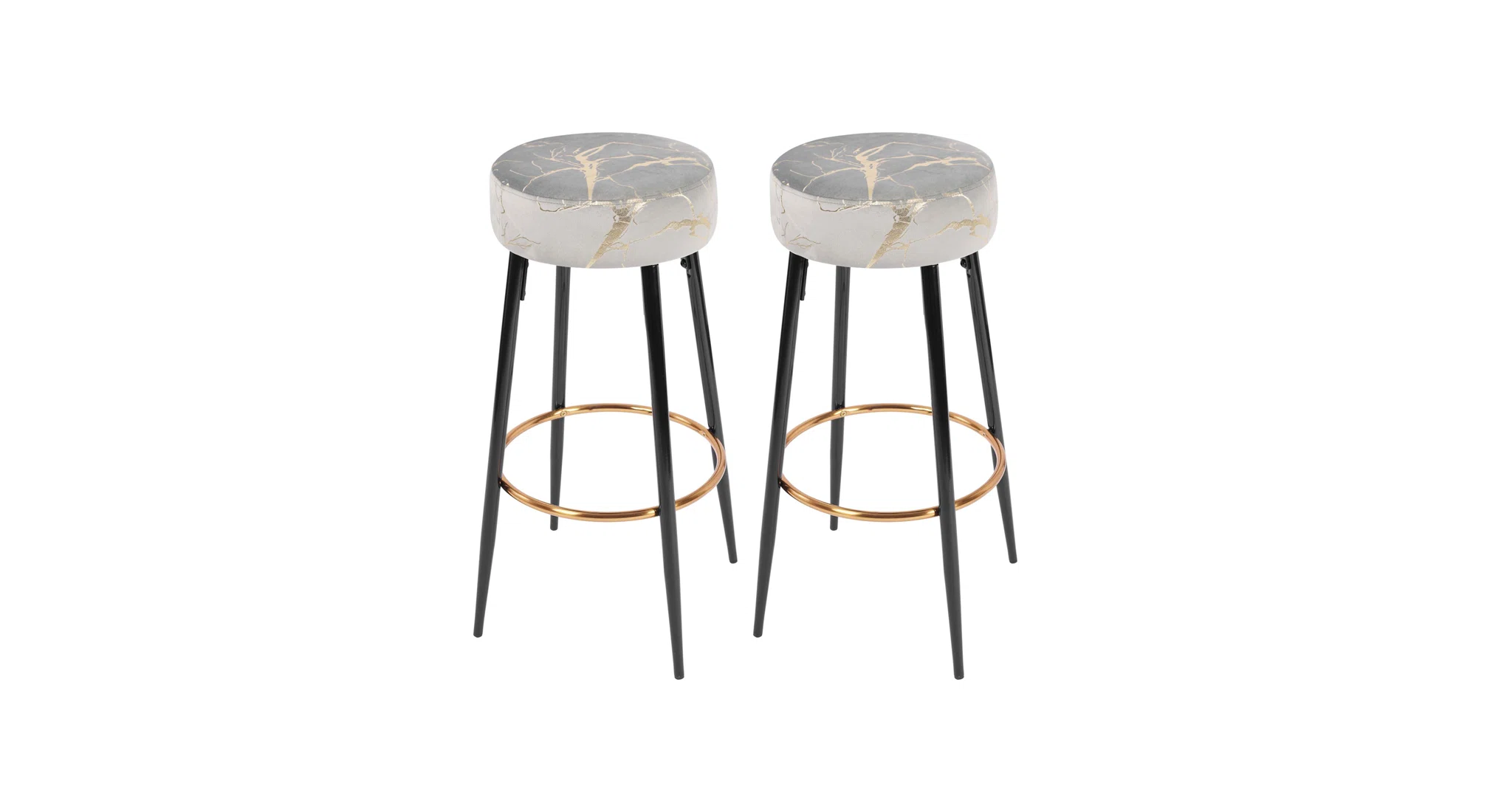 Nahman Bar Stool - Grey