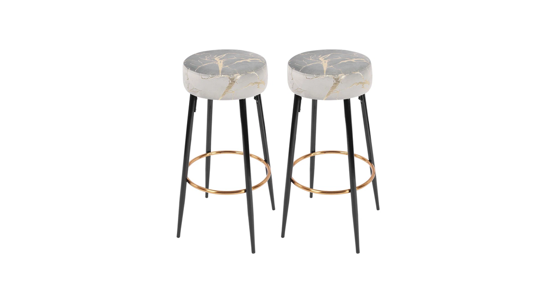 Nahman Bar Stool - Grey