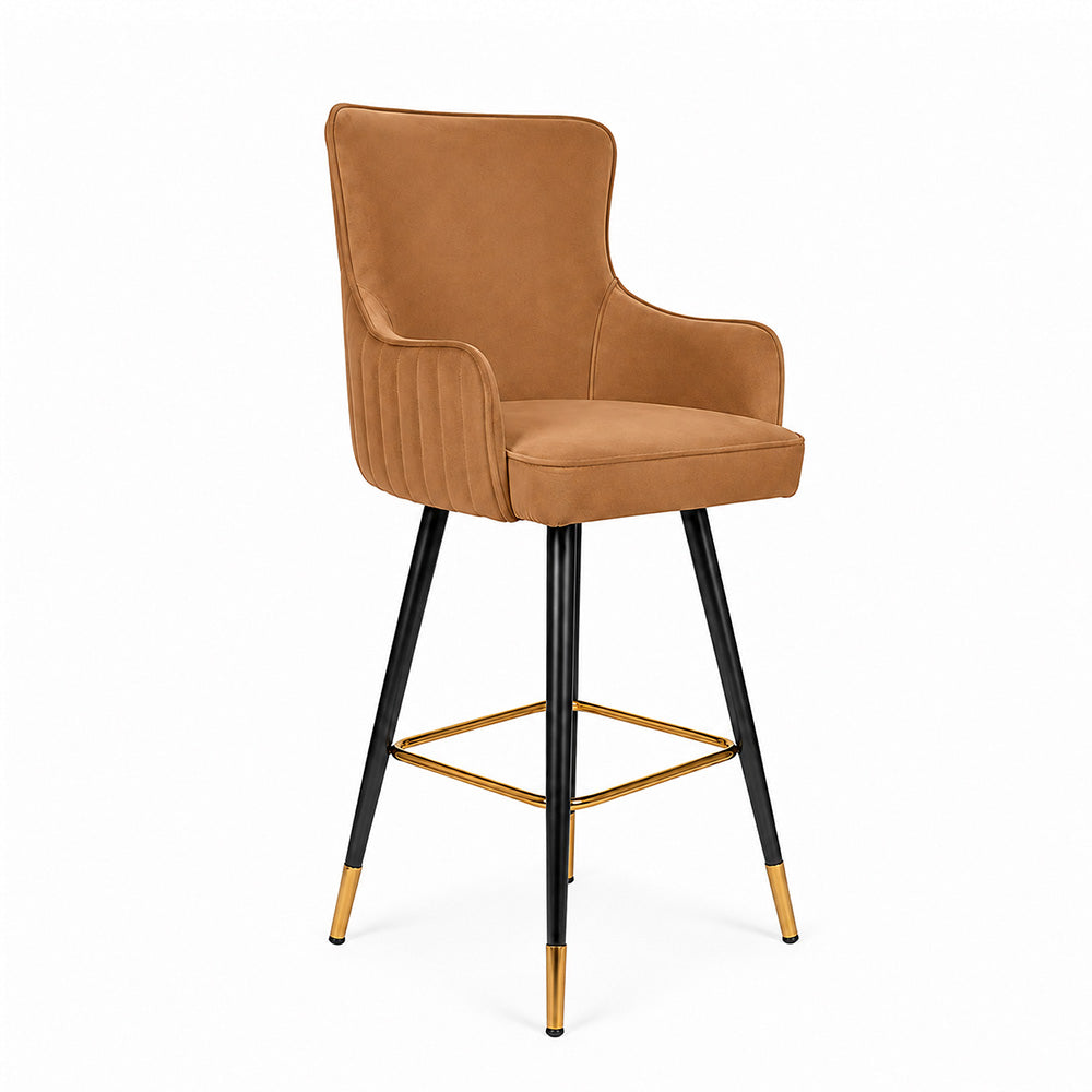 Doe Buck Nolen Barstool|Brown