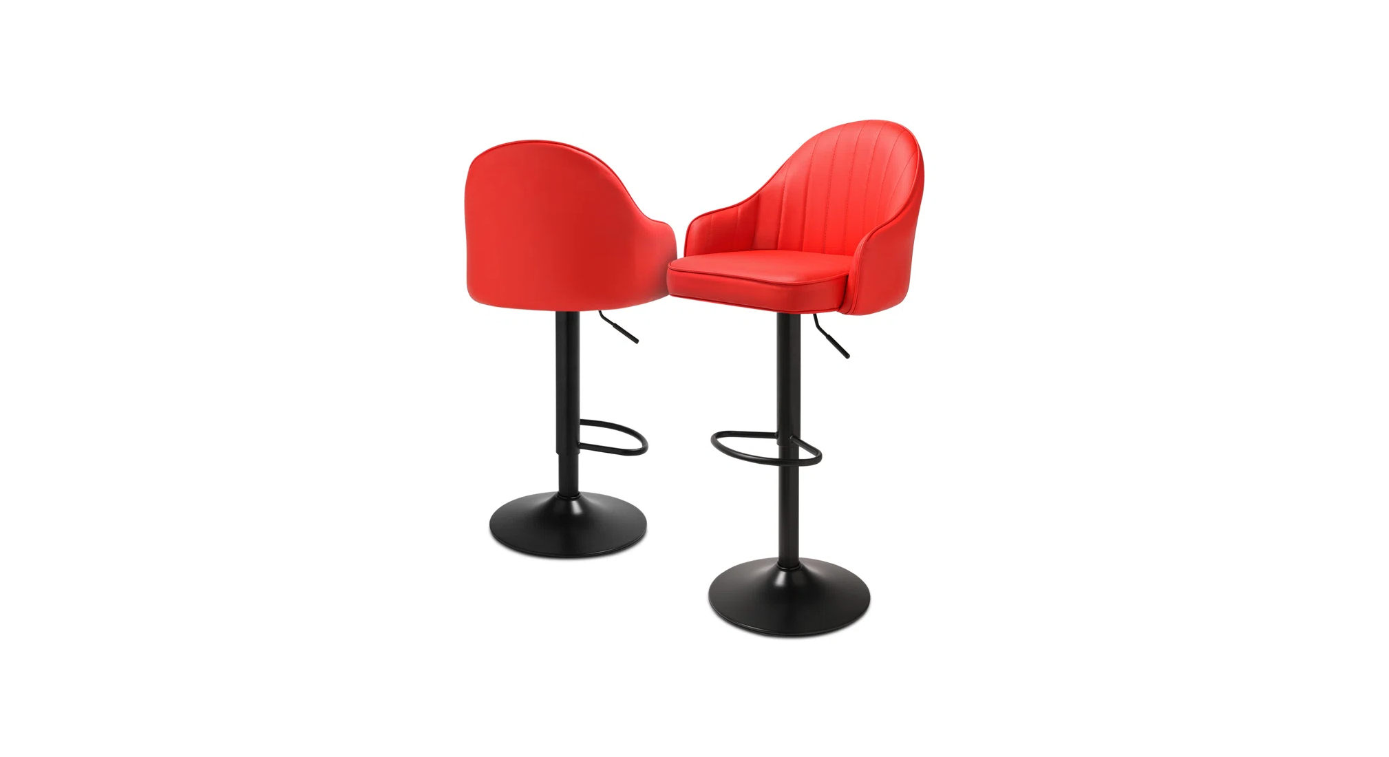 Fressia Swiel Bar Stool - Red