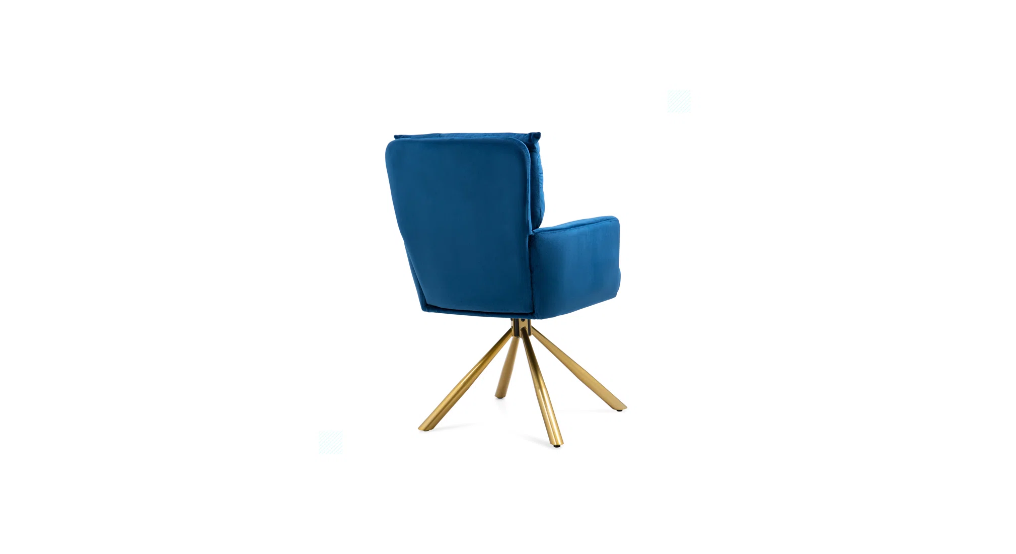 Gerlec Swivel Chair Blue | Modern Swivel Lounge Chair Royal Blue