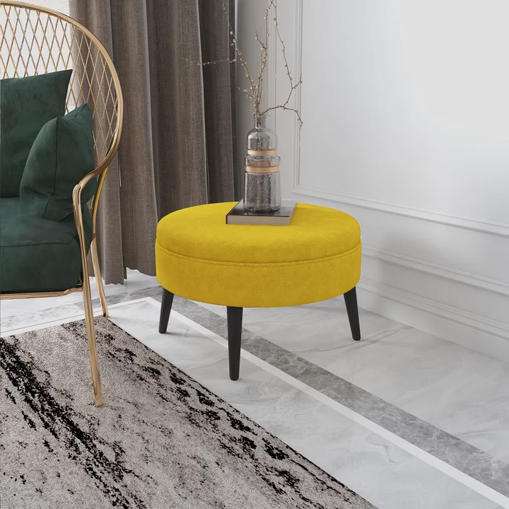 Micky Ottoman In Yellow