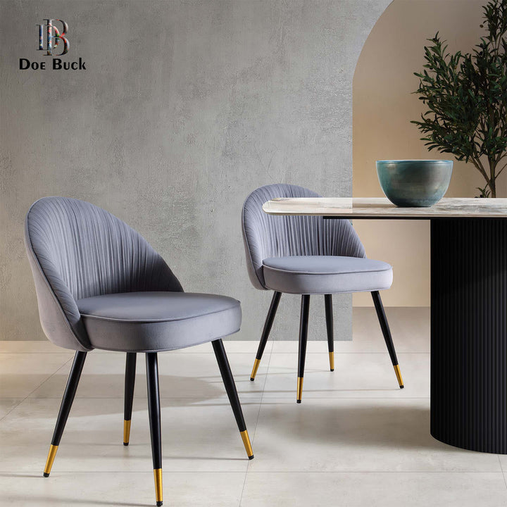 Momence Accent Chair Grey | Luxury Lounge Accent Chair Smoke Grey