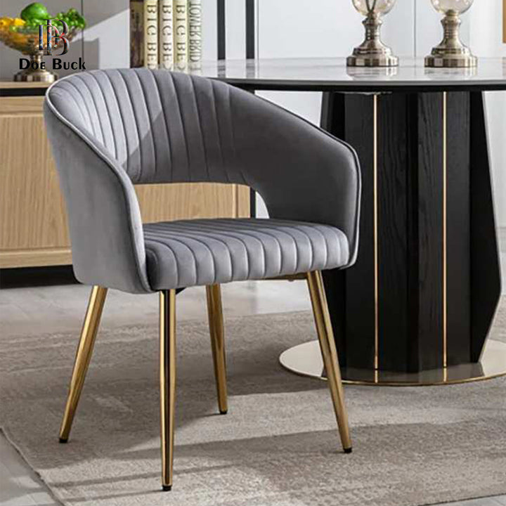 Ayatt Accent Chair Grey | Contemporary Armchair Cool Grey