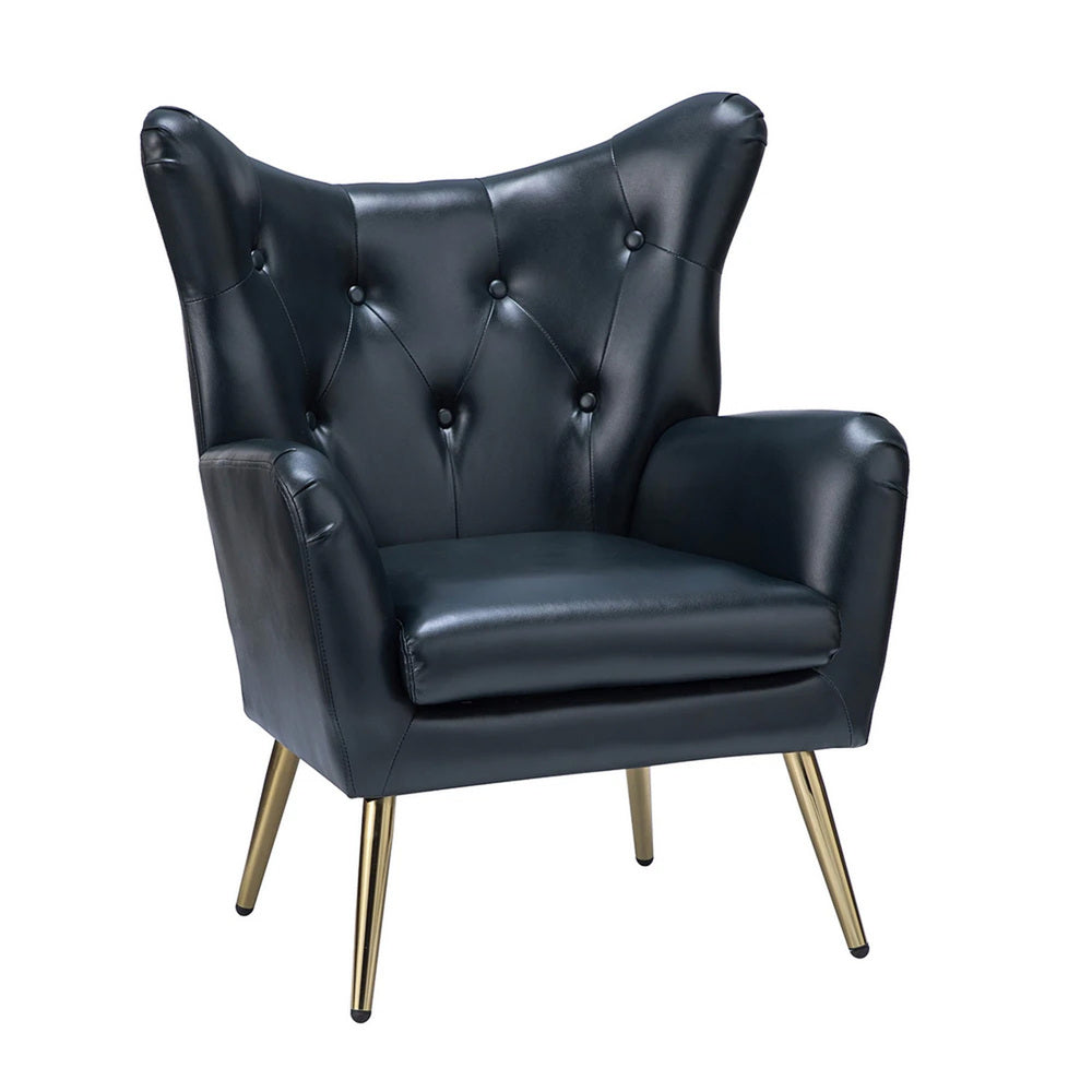 Hedley Accent Chair Black | Classic Armchair Black